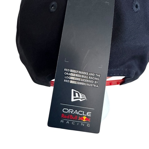 9FORTY Oracle Red Bull Racing Oracle Hat Cap New Era F1 Team Blue Adjustable - Picture 5 of 9